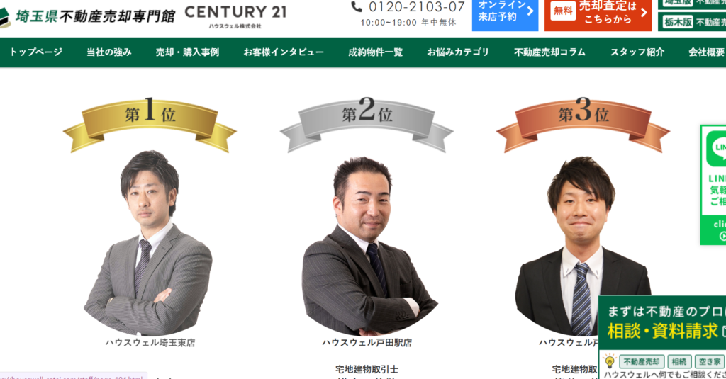 センチュリー21ハウスウェル公式HP