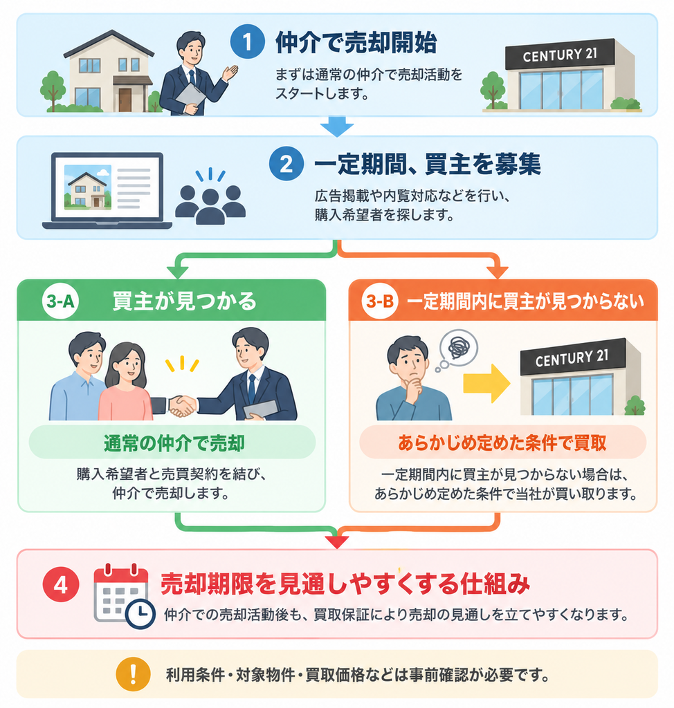 収益物件の売却が長期化すると、空室による収益性の低下、固定資産税や管理費などの維持コスト、売出価格の見直しが生じ、手取り額に影響する可能性を示した図解。