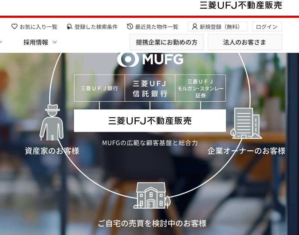 三菱UFJ不動産販売 公式サイト