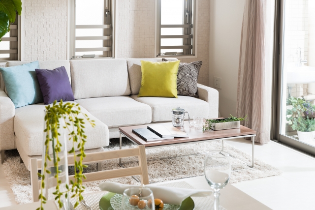 収益物件のリビングルーム